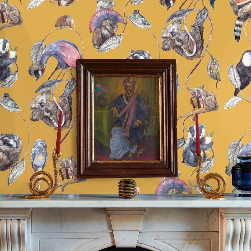 HACKNEY EMPIRE Wallpaper - Ochre - House of Hackney
