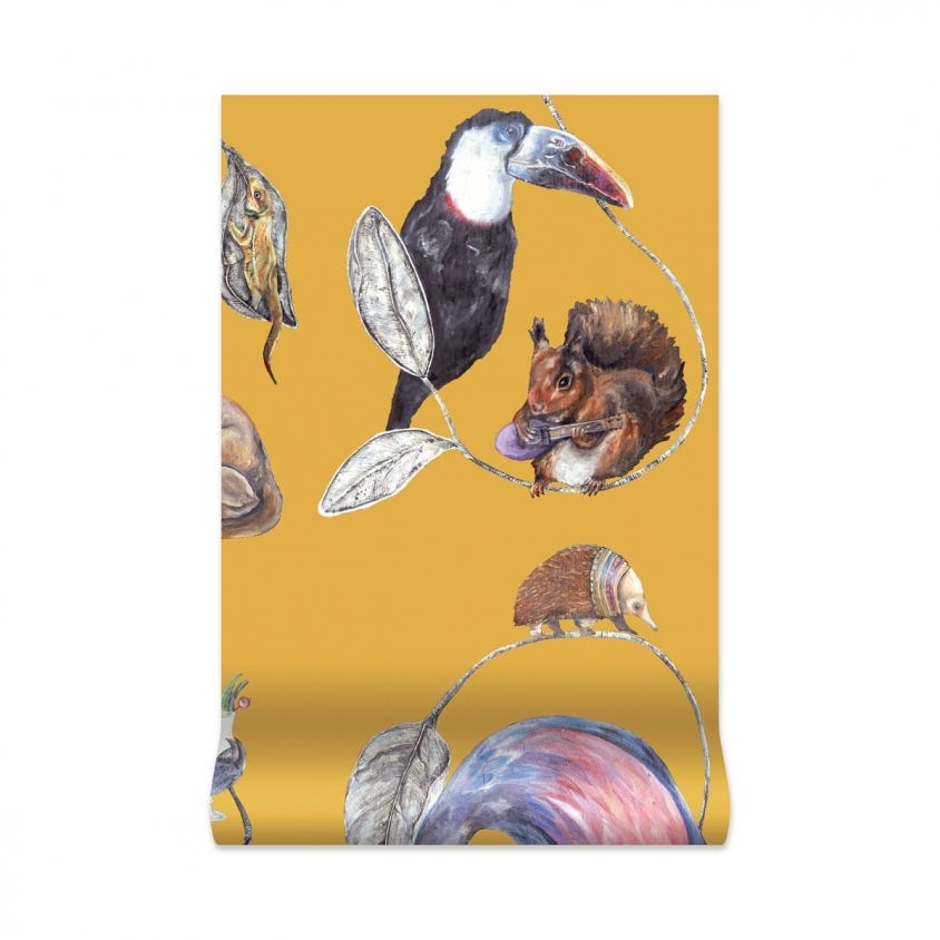 HACKNEY EMPIRE Wallpaper - Ochre - House of Hackney
