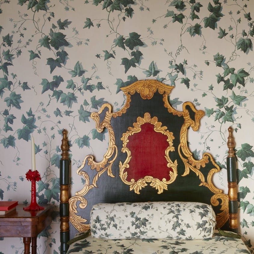 HEDERA Wallpaper - Viridian - House of Hackney