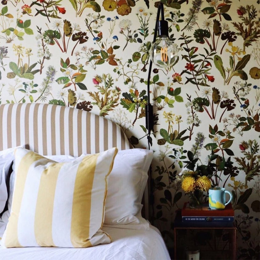 HERBARIUM Wallpaper - Ecru - House of Hackney