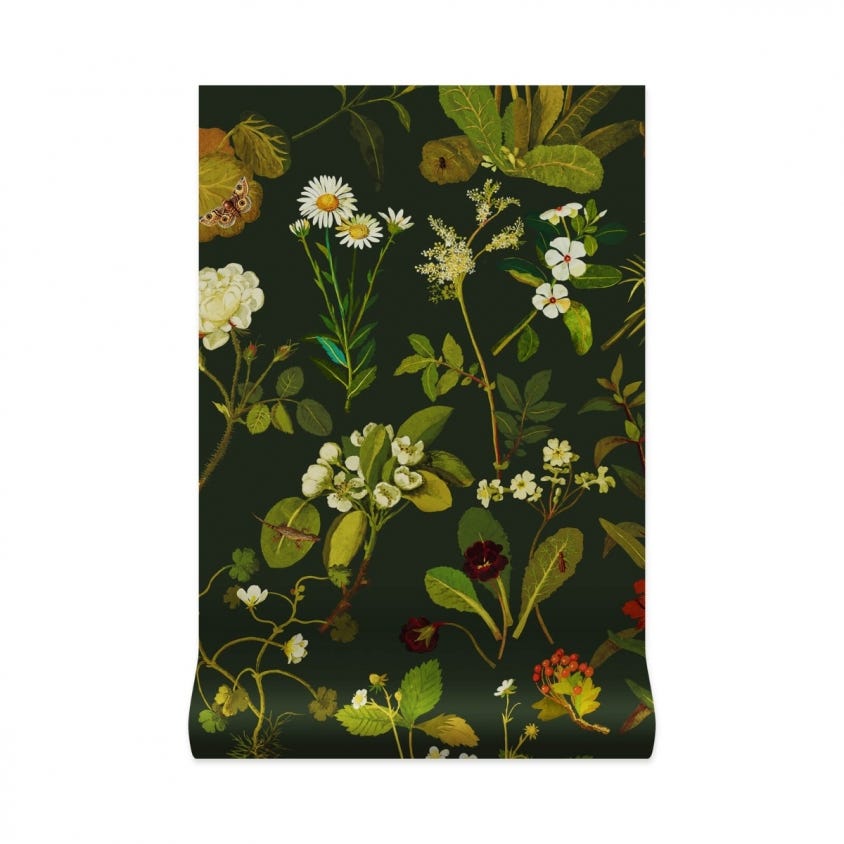 HERBARIUM Wallpaper - Forest-Green - House of Hackney