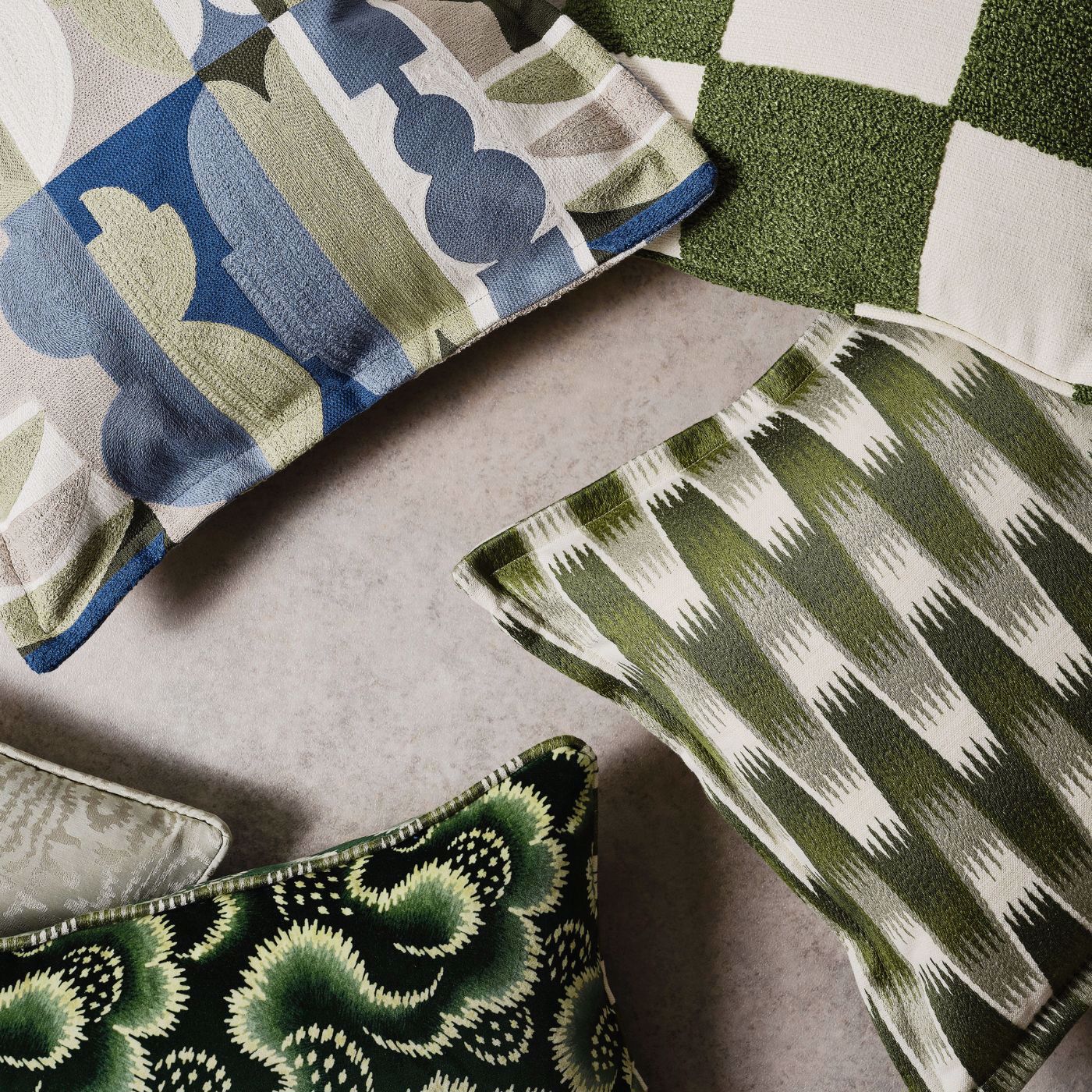 Pot Shop Fabric - Atlantic/Neptune Green - Harlequin - Henry Holland
