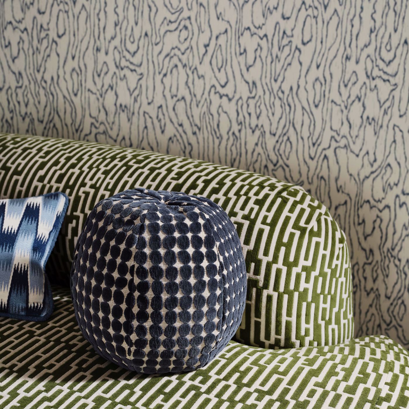 Great Hey Fabric - Atlantic - Harlequin - Henry Holland
