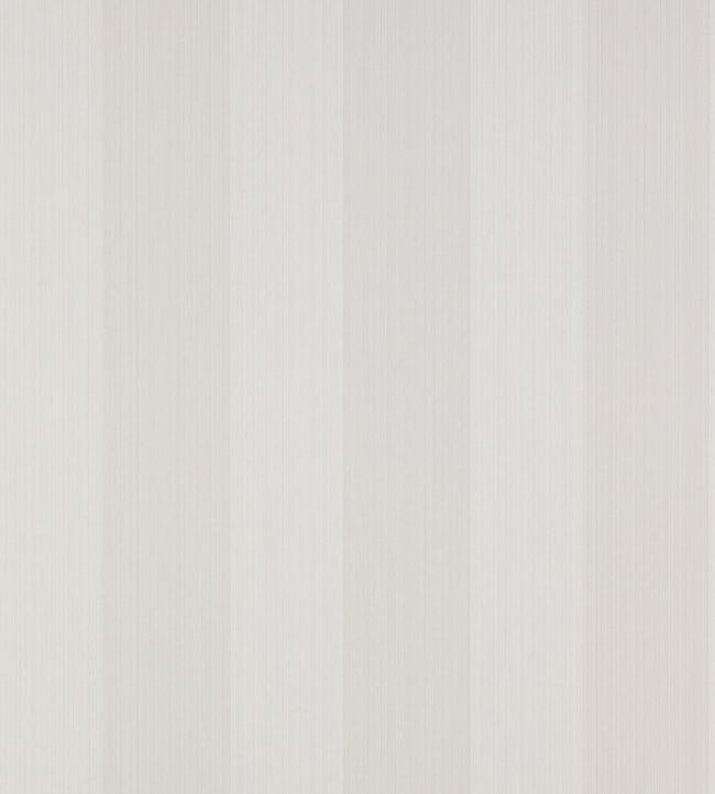 Harwood Stripe Wallpaper - Silver - Colefax & Fowler