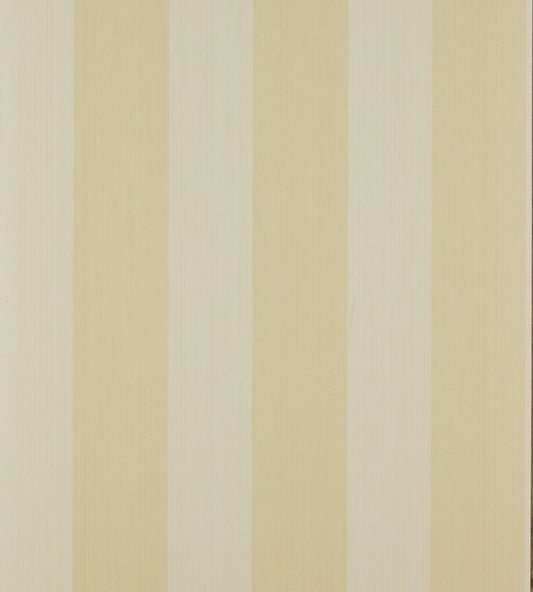 Harwood Stripe Wallpaper - Yellow/Cream - Colefax & Fowler
