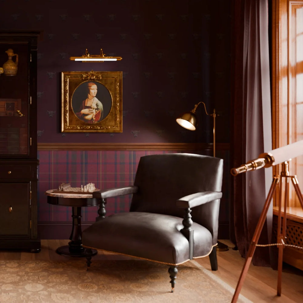 Heilan Coo Wallpaper - Garnet - Lucie Annabel