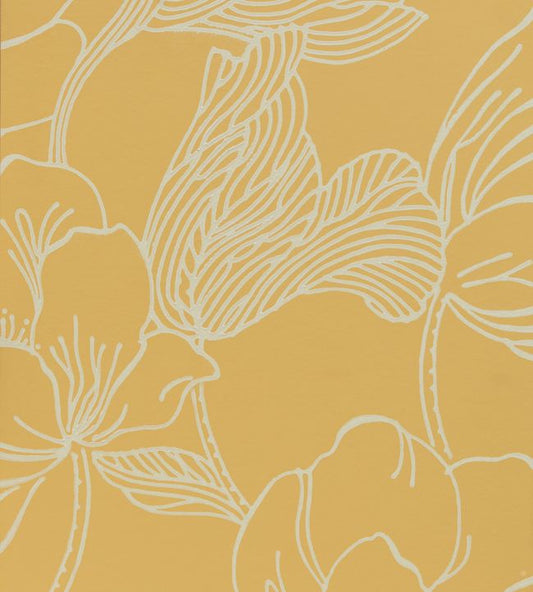 Helleborus Wallpaper - Gold - 5607 - Farrow & Ball