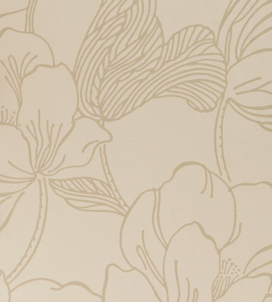 Helleborus Wallpaper - White - 5601 - Farrow & Ball