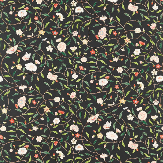 Henrietta's Trail Wallpaper - Vine Black - ZATW313055 - Zoffany