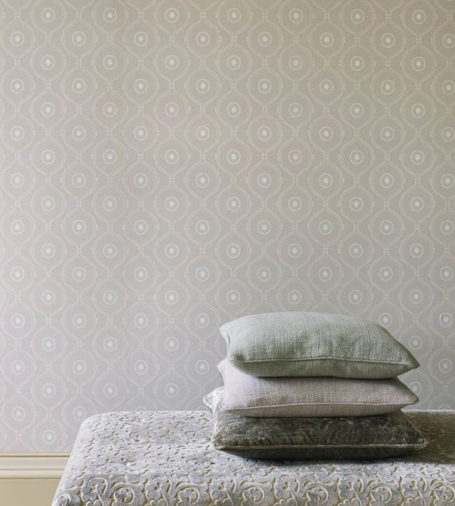 Heywood Wallpaper - Beige - Colefax & Fowler