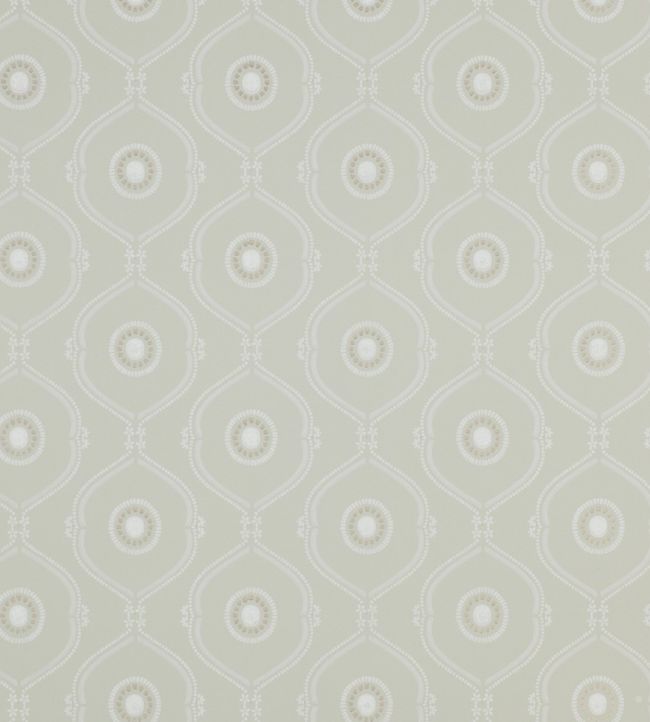 Heywood Wallpaper - Silver - Colefax & Fowler