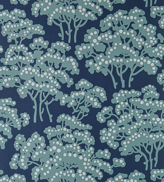 Hornbeam Wallpaper - Dix Blue - 5007 - Farrow & Ball