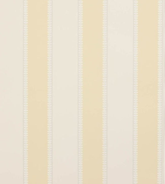 Hume Stripe Wallpaper - Yellow - Colefax & Fowler