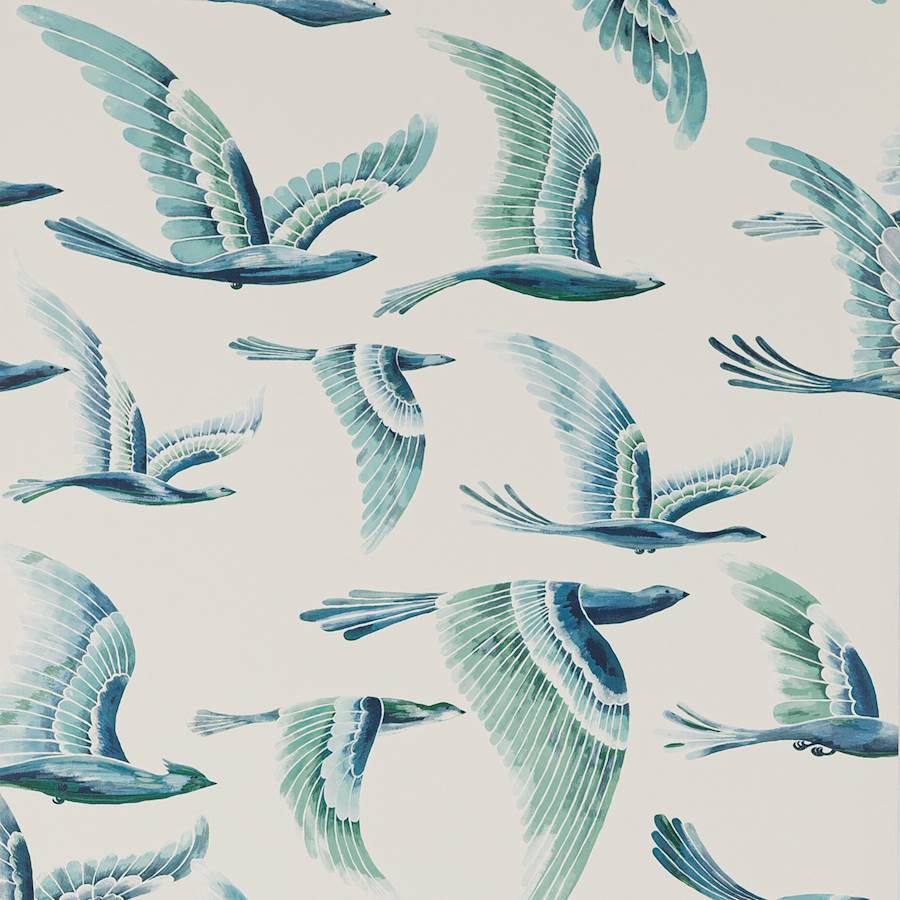 Hydra Wallpaper - Aqua - 03116-02 - Manuel Canovas