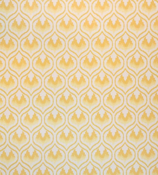 Ikat Heart Wallpaper - Mustard - BG2300202 - Barneby Gates