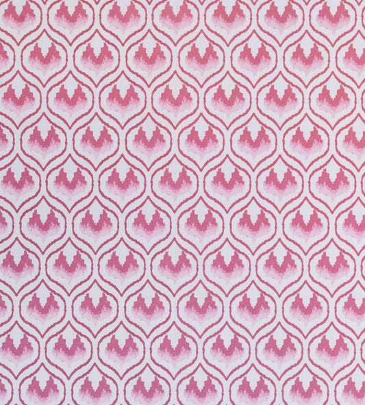 Ikat Heart Wallpaper - Oxblood - BG2300201 - Barneby Gates