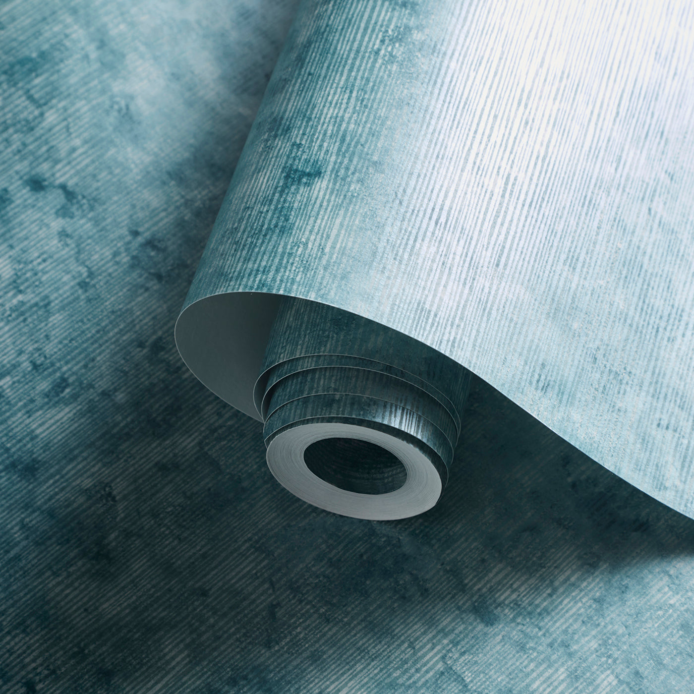Impression Wallpaper - Teal - Clarke & Clarke