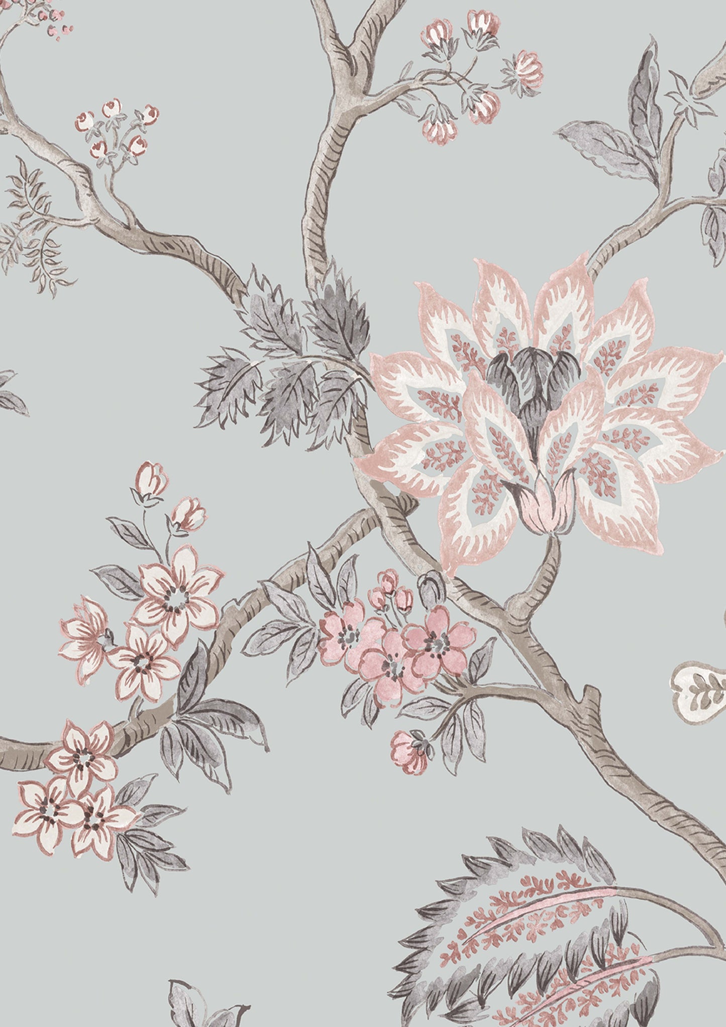 Indienne Wallpaper - China Blue
