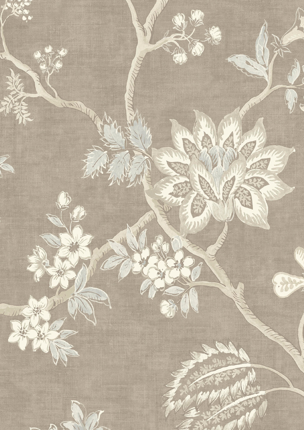 Indienne Wallpaper - Sand - Lewis & Wood