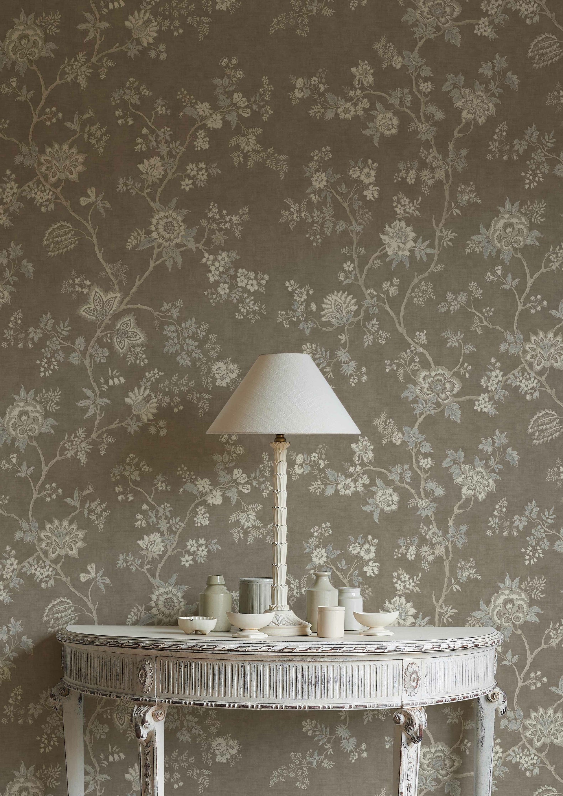 Indienne Wallpaper - Sand - Lewis & Wood