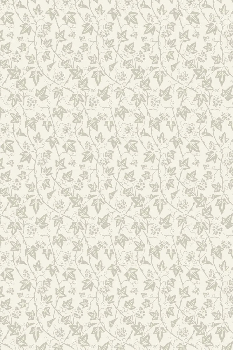 Ivy Wallpaper - Wimborne White - 6102