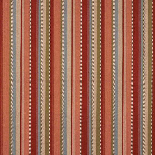 Kansa Stripe Fabric - Pink - Jane Churchill