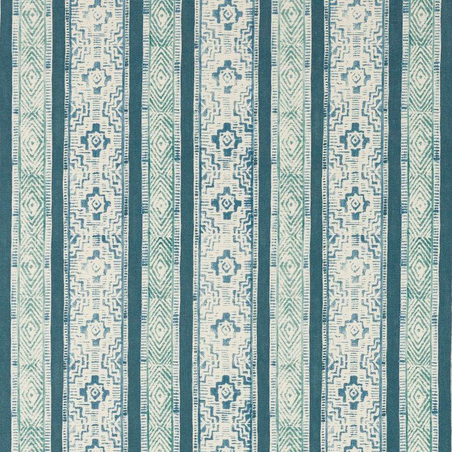Jari Fabric - Blue - Jane Churchill