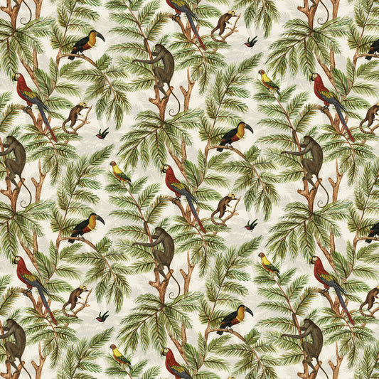 Jungle Print Natural World Wallpaper - Multi - The Graduate Collection