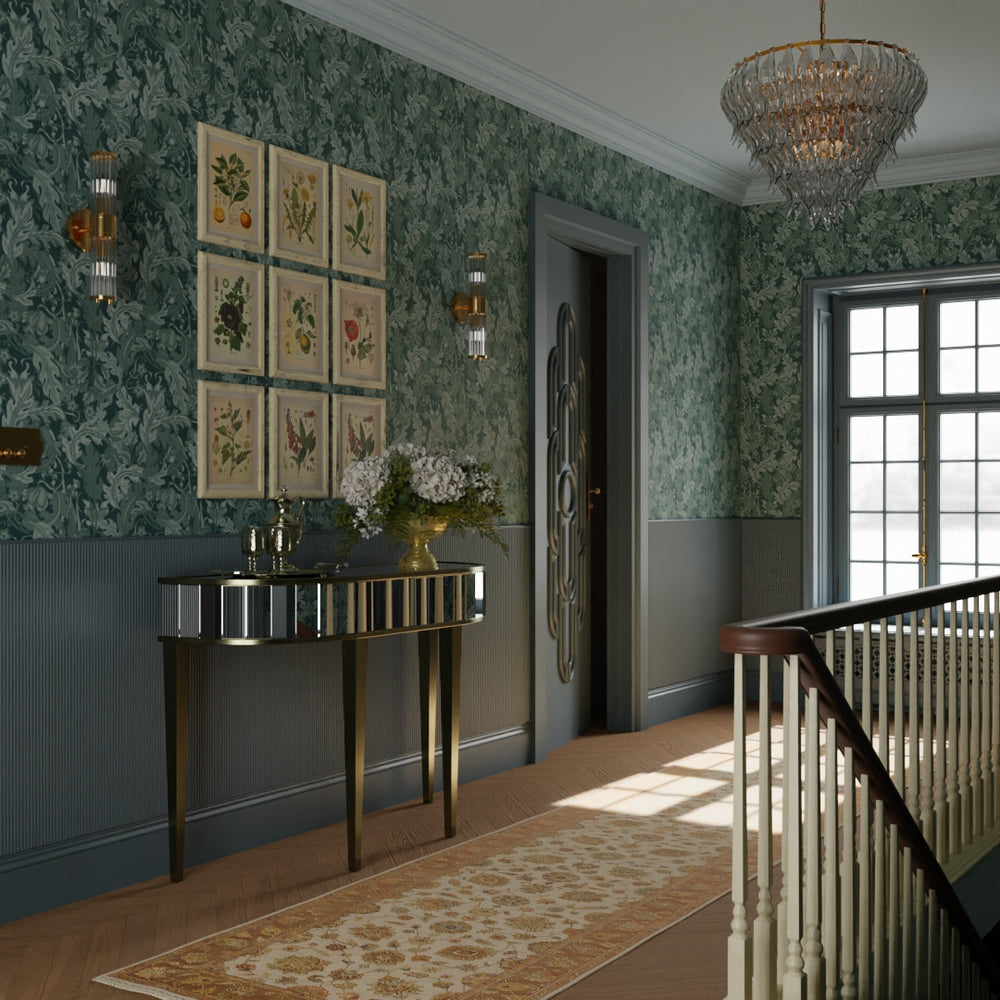 Jard Wallpaper -  Juniper & Rustic Green - Lucie Annabel