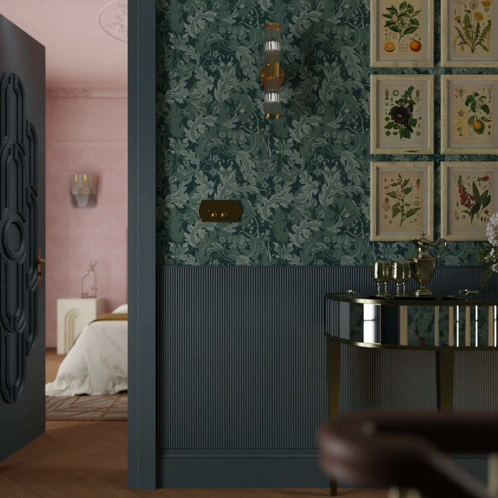 Jard Wallpaper -  Juniper & Rustic Green - Lucie Annabel