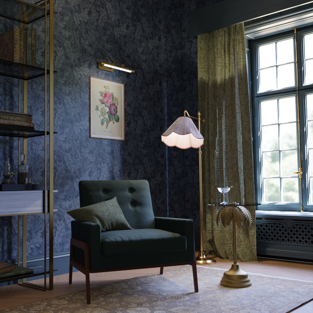 Jard Wallpaper -  Navy & Mineral - Lucie Annabel