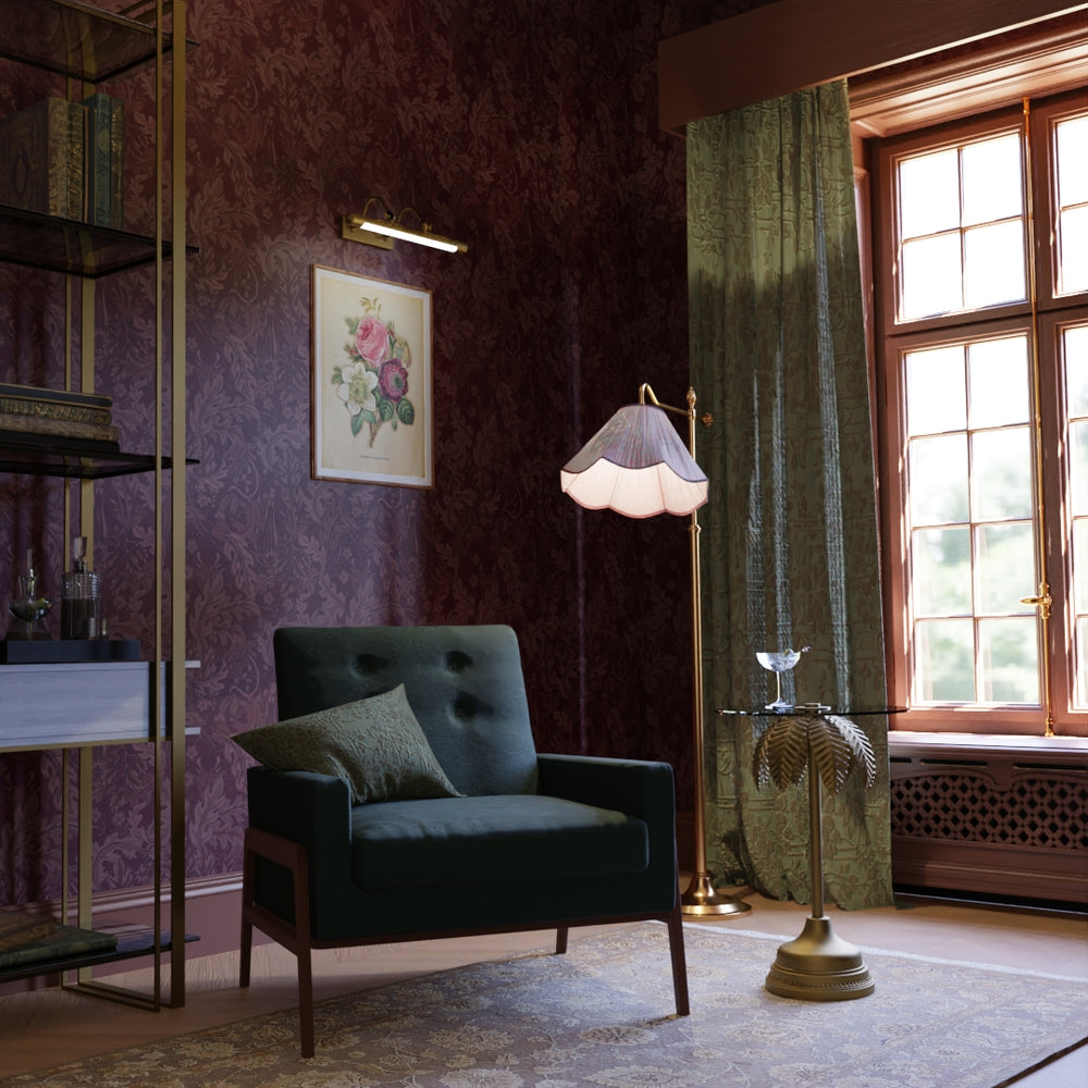 Jard Wallpaper -  Shades of Bordeaux - Lucie Annabel