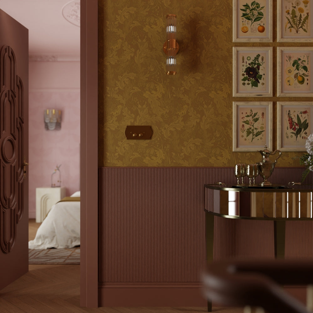 Jard Wallpaper -  Shades of Gold - Lucie Annabel