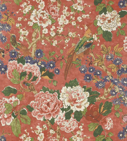Jardine Wallpaper - Red - Colefax & Fowler