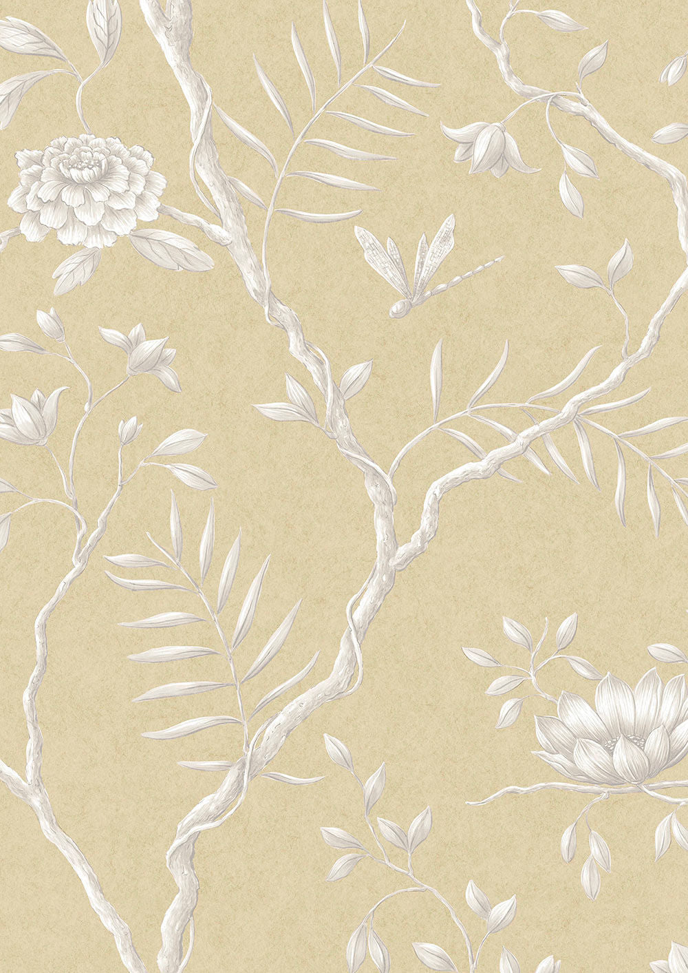 Jasper Peony Wallpaper - Barley