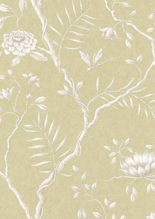 Jasper Peony Wallpaper - Beech