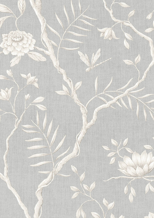 Jasper Peony Wallpaper - Cashmere