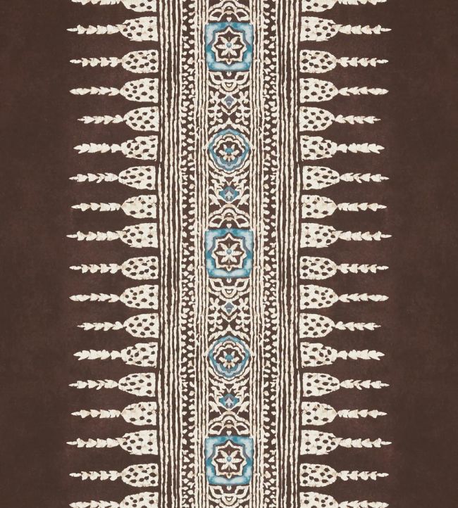 Javanese Stripe Wallpaper - Brown - AT15139 - Anna French