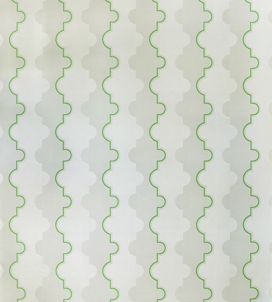Jigsaw Stripe Wallpaper - Green - BG1800202 - Barneby Gates