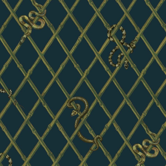 KHASIA Wallpaper - Midnight - House of Hackney