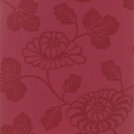 Kashima Wallpaper - Cranberry - P462/05 - Designers Guild