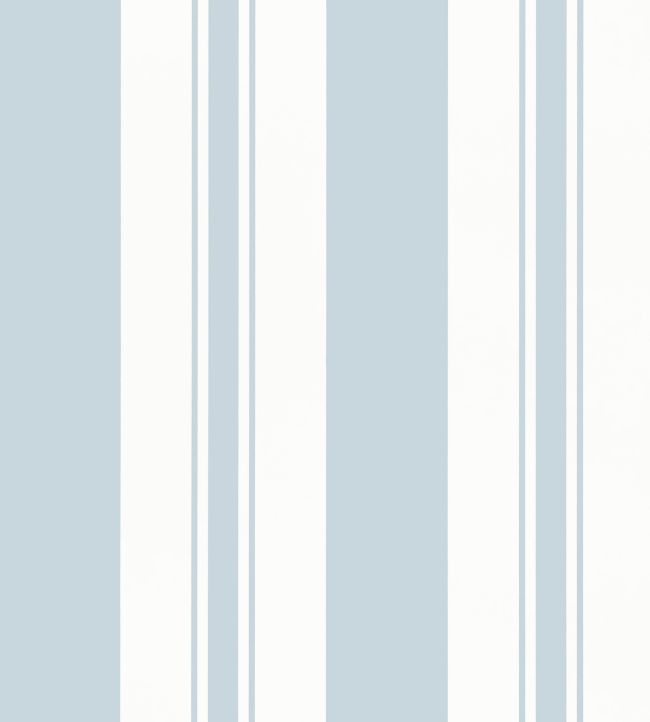 Keswick Stripe Wallpaper - Soft Blue - AT23170 - Anna French