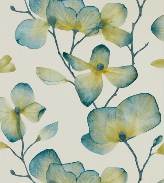 Kienze Wallpaper - Marine/Zest - HMWF111957 - Harlequin