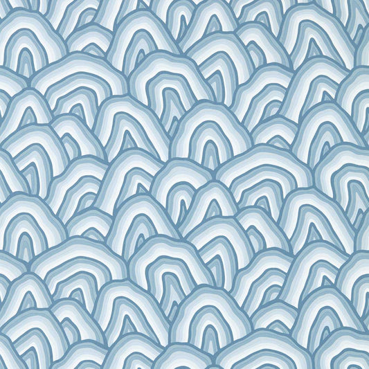 Kumo Wallpaper - Wild Water/Exhale - HQN3112928 - Harlequin