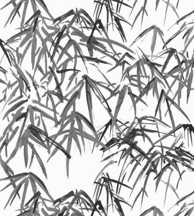 Kyoto Leaves Wallpaper - Black - AT9870 - Anna French
