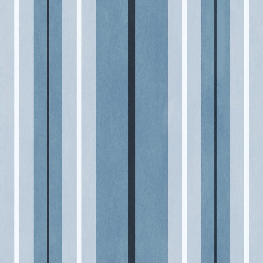 LAURISTON STRIPE Wallpaper - Sky - House of Hackney