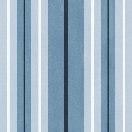 LAURISTON STRIPE Wallpaper - Sky - House of Hackney