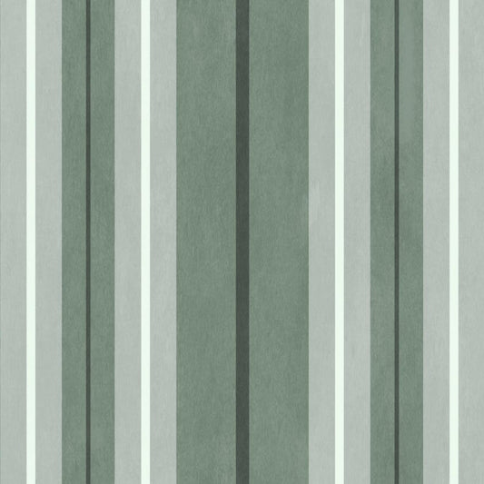 LAURISTON STRIPE Wallpaper - Verdigris - House of Hackney