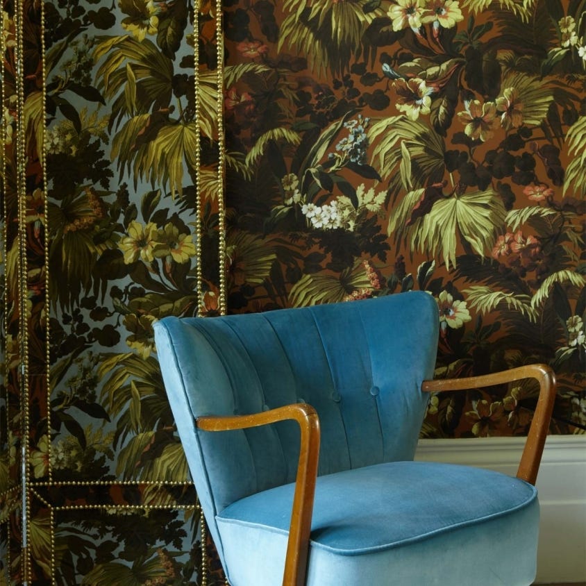 LIMERENCE Wallpaper - Tobacco - House of Hackney