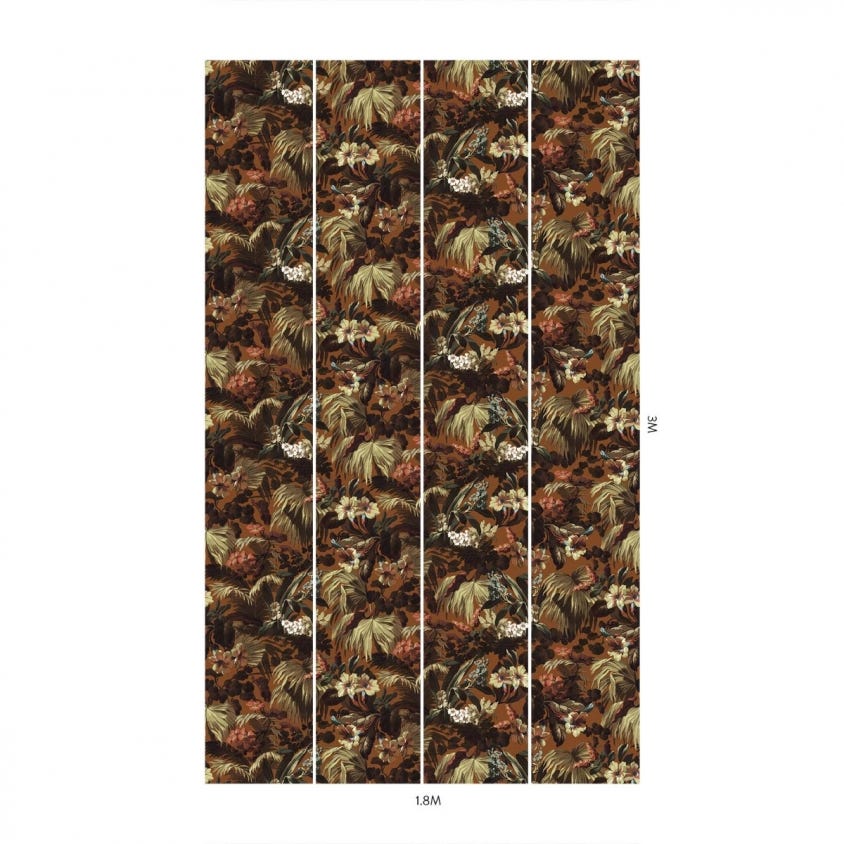LIMERENCE Wallpaper - Tobacco - House of Hackney
